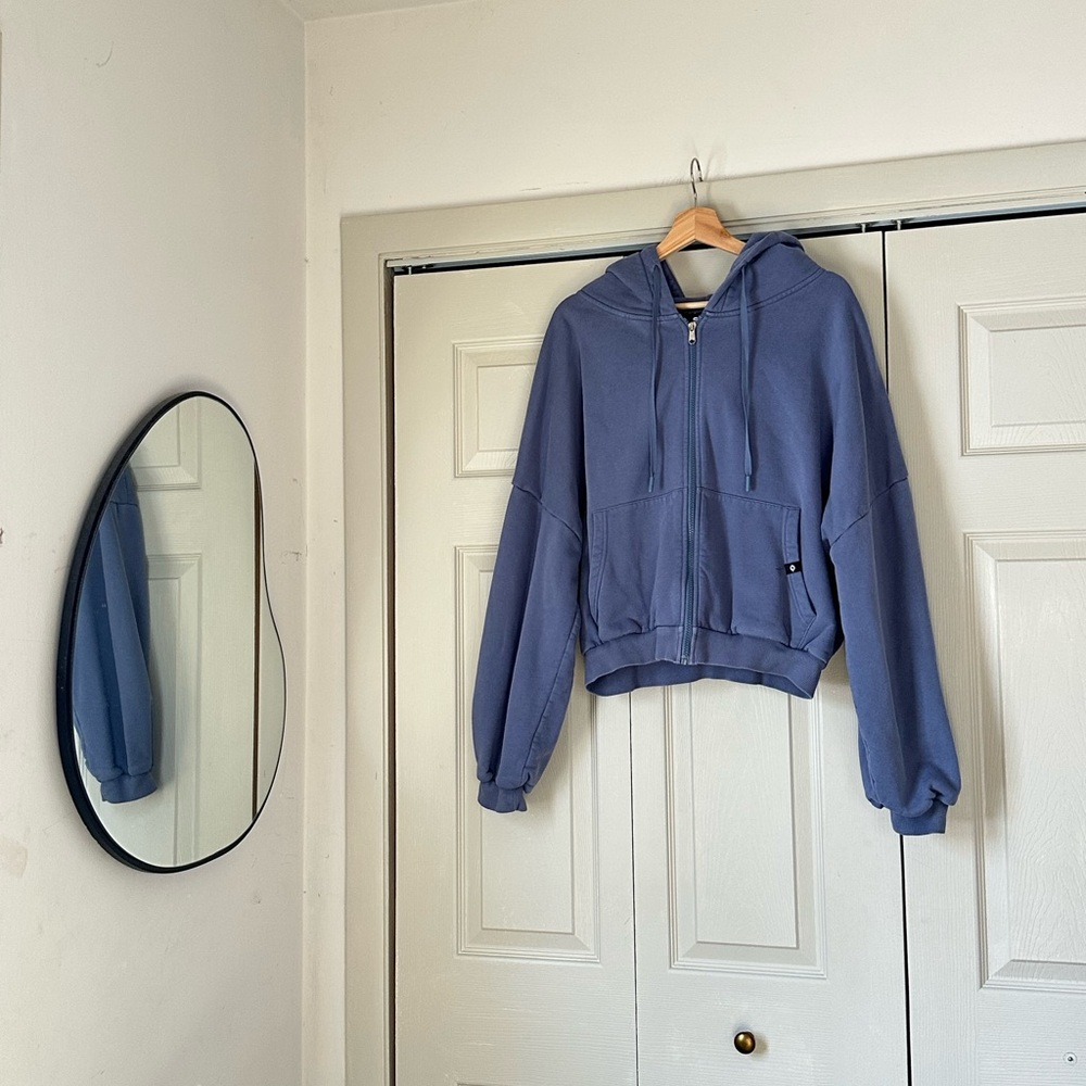 POPFLEX Cloud Zip Up Hoodie Sweatshirt - Picture 2 of 7